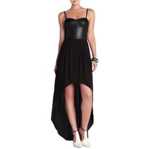 BCBG MaxAzaria Leandra black bustier dress XS